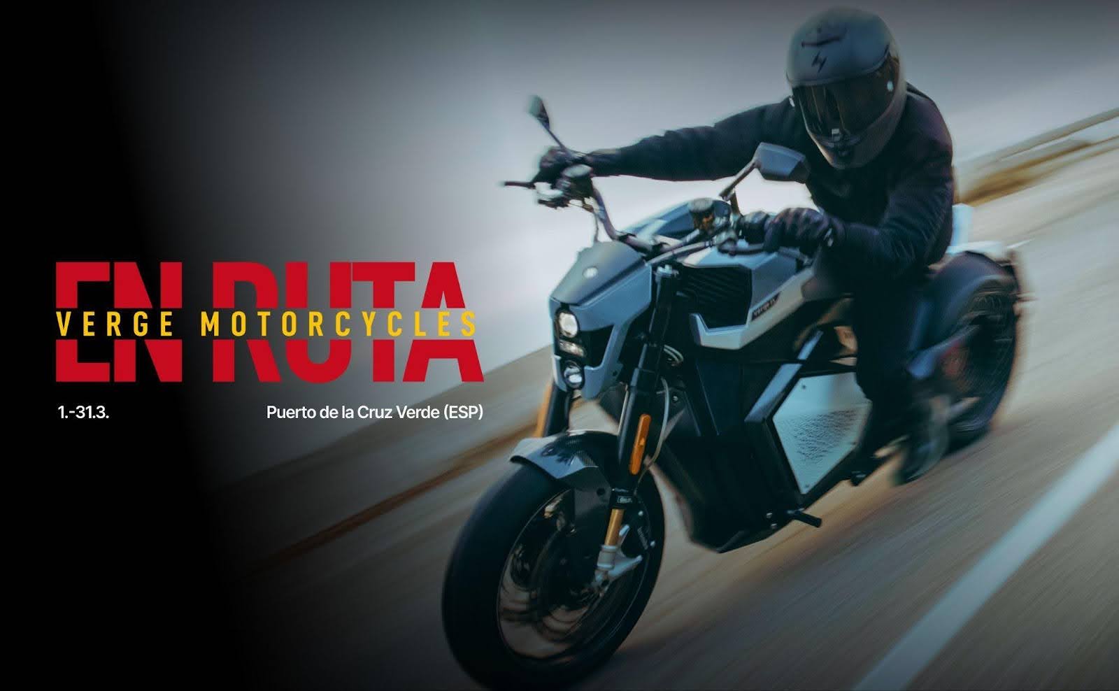 La motocicleta eléctrica más potente del mundo disponible en marzo para pruebas de conducción en el mítico Puerto de la Cruz Verde de Madrid — las reservas ya están abiertas